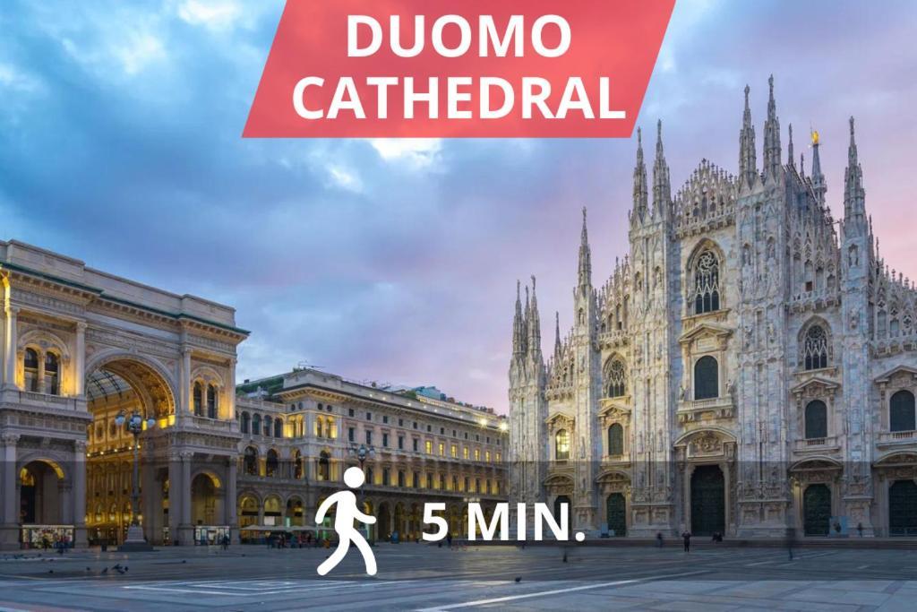 Duomo'S Nest - Central Mini-Apt Милан Экстерьер фото